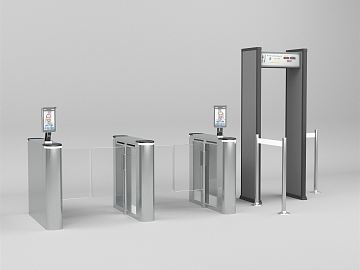 金屬探測門SU模型——安檢設(shè)備的數(shù)字化應(yīng)用